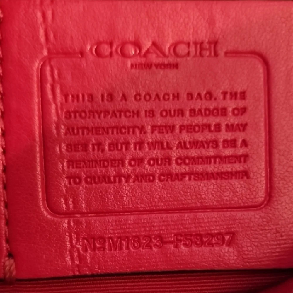 Coach Signature Crossbody‎ Shoulder Bag in Khaki & Pink
